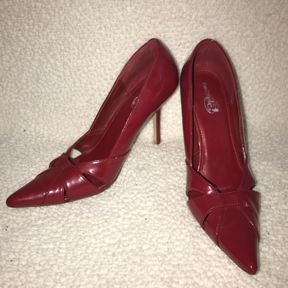 Red High Heels *only worn once*